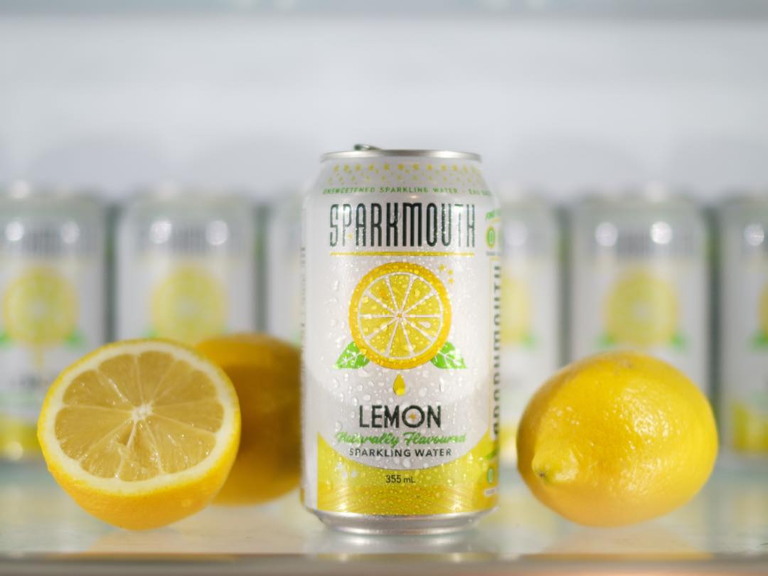 SPARKMOUTH Lemon Sparkling Water (355 mL)
